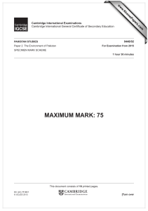 MAXIMUM MARK: 75 www.XtremePapers.com Cambridge International Examinations 0448/02