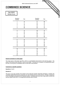 COMBINED SCIENCE www.XtremePapers.com