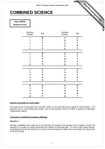 COMBINED SCIENCE www.XtremePapers.com