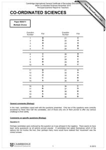 Cambridge International General Certificate of Secondary Education