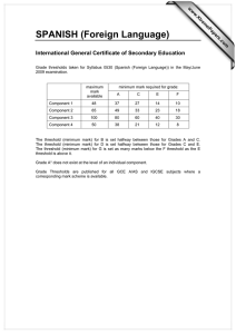 SPANISH (Foreign Language) International General Certificate of Secondary Education www.XtremePapers.com