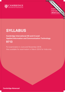 SYLLABUS 9713