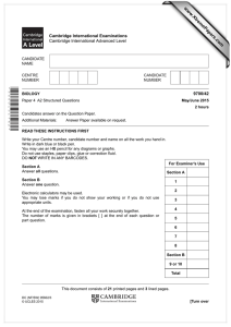 www.XtremePapers.com Cambridge International Examinations 9700/42 Cambridge International Advanced Level