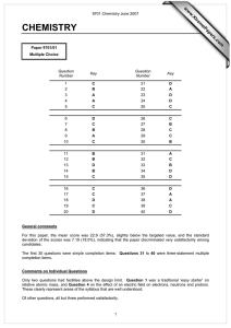 CHEMISTRY www.XtremePapers.com