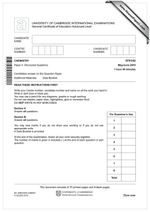 www.XtremePapers.com UNIVERSITY OF CAMBRIDGE INTERNATIONAL EXAMINATIONS General Certificate of Education Advanced Level 9701/42