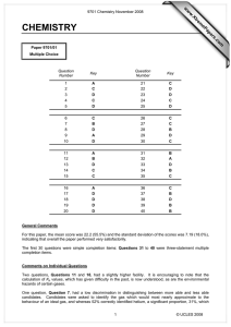 CHEMISTRY www.XtremePapers.com