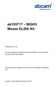 ab193717 – BIGH3 Mouse ELISA Kit