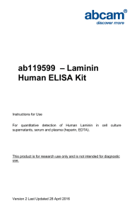 ab119599  – Laminin Human ELISA Kit