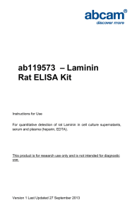 ab119573  – Laminin Rat ELISA Kit