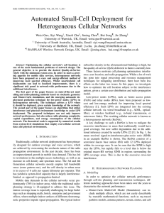 Automated Small-Cell Deployment for Heterogeneous Cellular Networks