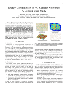 Energy Consumption of 4G Cellular Networks: A London Case Study