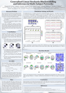 Generalised Linear Stochastic Blockmodelling and Inference in Multi-Subject Networks