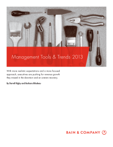 Management Tools &amp; Trends 2013