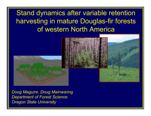 Stand dynamics after variable retention harvesting in mature Douglas-fir forests
