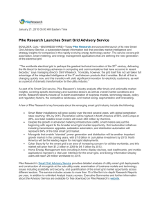 Pike Research Launches Smart Grid Advisory Service