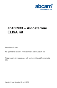 ab136933 – Aldosterone ELISA Kit