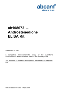 ab108672  – Androstenedione ELISA Kit