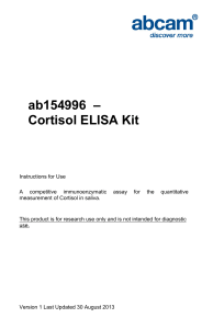 ab154996  – Cortisol ELISA Kit