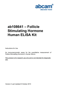 ab108641 – Follicle Stimulating Hormone Human ELISA Kit