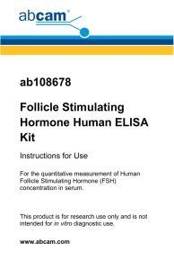 ab108678 Follicle Stimulating Hormone Human ELISA Kit