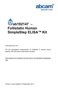 ab192147  – Follistatin Human SimpleStep ELISA™ Kit