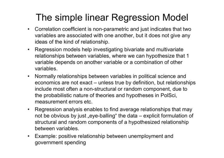 The Simple Linear Regression Model 5490