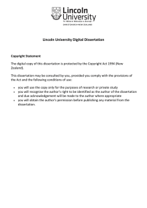   Lincoln University Digital Dissertation 