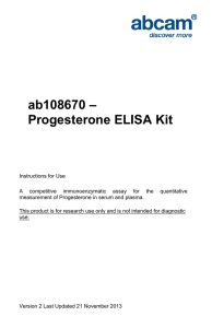 ab108670 – Progesterone ELISA Kit