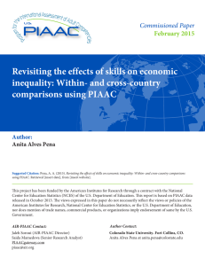 Revisiting the effects of skills on economic inequality: Within- and cross-country