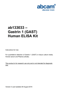 ab133033 – Gastrin 1 (GAST) Human ELISA Kit