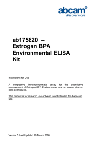 ab175820  – Estrogen BPA Environmental ELISA Kit