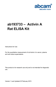 ab193733 –  Activin A Rat ELISA Kit