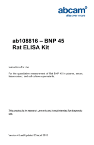ab108816 – BNP 45 Rat ELISA Kit