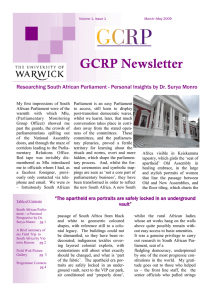 GCRP Newsletter