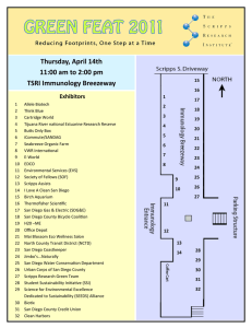 Thursday, April 14th  11:00 am to 2:00 pm  TSRI Immunology Breezeway      Exhibitors