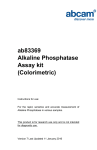 ab83369 Alkaline Phosphatase Assay kit (Colorimetric)