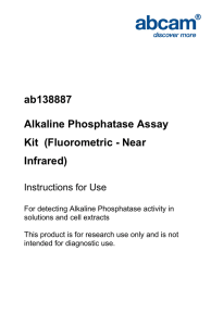 ab138887 Alkaline Phosphatase Assay Kit  (Fluorometric - Near