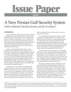 Issue Paper A New Persian Gulf Security System R