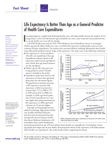 Life Expectancy Is Better Than Age as a General Predictor