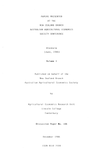PAPERS  PRESENTED AT  THE NEW  ZEALAND  BRANCH