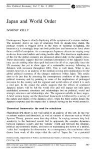 Japan and World Order DOMINIC KELLY