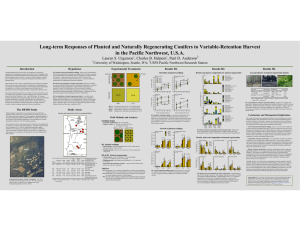 Long-term Responses of Planted and Naturally Regenerating Conifers to Variable-Retention... in the Pacific Northwest, U.S.A.
