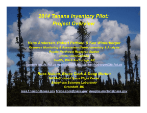 2014 Tanana Inventory Pilot: Project Overview