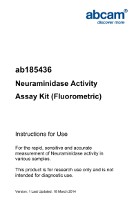 ab185436 Neuraminidase Activity Assay Kit (Fluorometric) Instructions for Use
