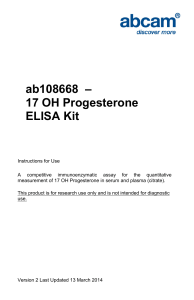 ab108668  – 17 OH Progesterone ELISA Kit