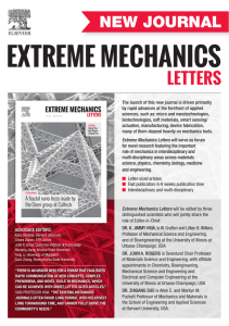 EXTREME MECHANICS NEW JOURNAL LETTERS