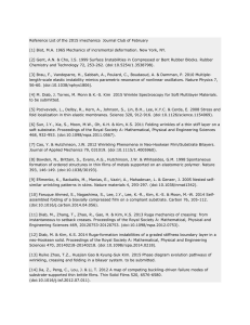 Reference List of the 2015 imechanica  Journal Club of... [1] Biot, M.A. 1965 Mechanics of incremental deformation. New York,...