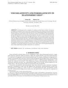 Acta Mechanica Solida Sinica, Vol. 25, No. 5, October, 2012