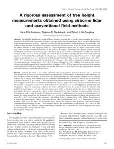 A rigorous assessment of tree height measurements obtained using airborne lidar