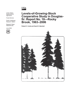 Levels-of-Growing-Stock Cooperative Study in Douglas- fir: Report No. 18—Rocky Brook, 1963–2006